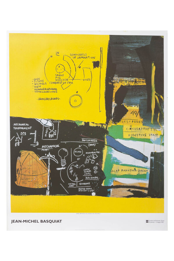 Poster Jean-Michel Basquiat 2002 per Supermartek