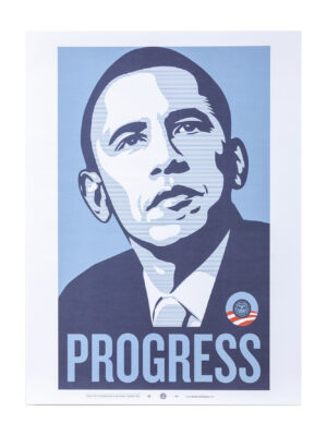 Obama Progress di Shepard Fairey Obey Supermartek