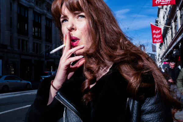 Francesco Gioia Girl with cigarette Supermartek