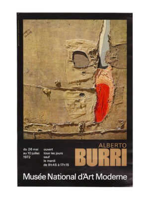 Poster Alberto Burri Supermartek