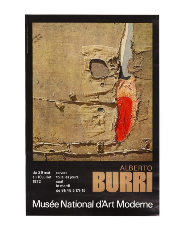 Poster Alberto Burri Supermartek