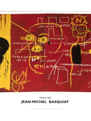 Poster Florence, 1983 di Basquiat Supermartek