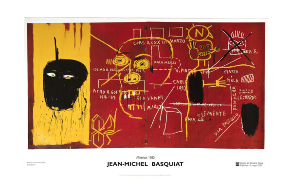 Poster Florence, 1983 di Basquiat Supermartek