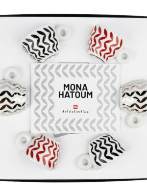 Servizio 6 tazzine da caffè di Mona Hatoum per Illy Supermartek