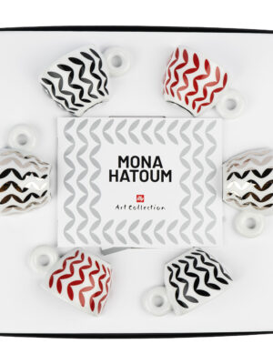 Servizio 6 tazzine da caffè di Mona Hatoum per Illy Supermartek