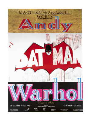 Poster Batman di Andy Warhol Supermartek