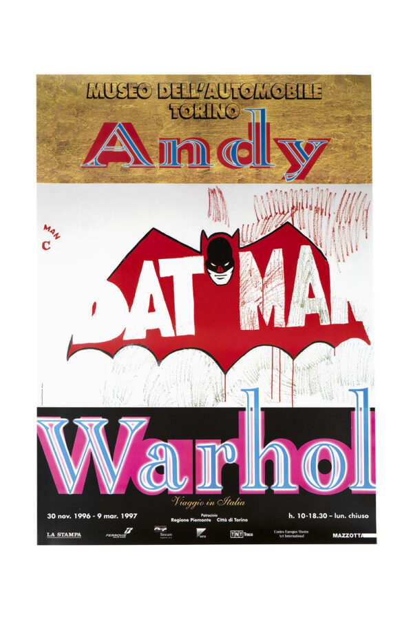 Poster Batman di Andy Warhol Supermartek