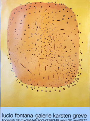 Lucio Fontana poster