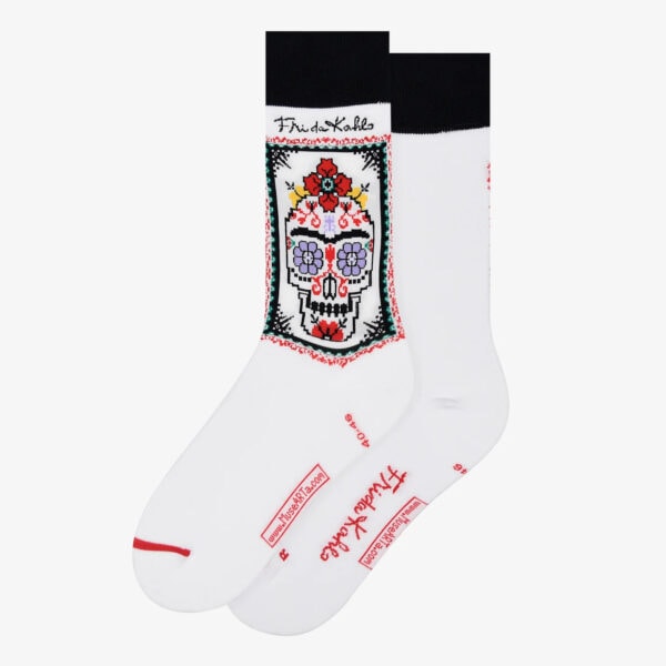 ART SOCKS Frida Kahlo - Skull Day of the Dead