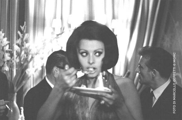 Sophia Loren at the Hotel Excelsior, Rome June 1964 - author's print